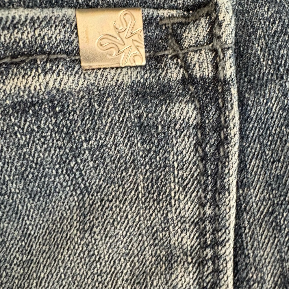 Simply Vera Vera Wang Dark Blue Skinny Jeans - Picture 5 of 5
